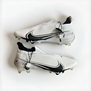Nike‎ Vapor Edge Elite 360 Flyknit Football White CV6317-100 Men's Size 13.5